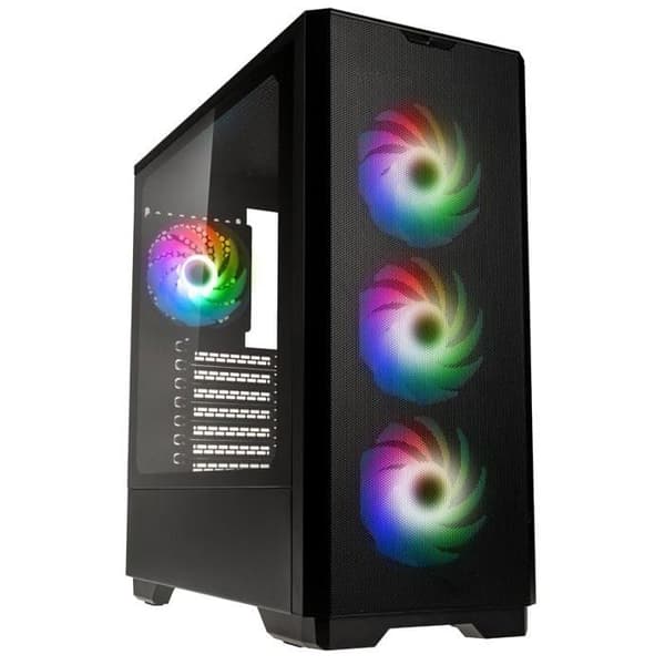 Midi-Tower Chassi - KOLINK - Unity Solar - ARGB - Mesh - Svart Svart
