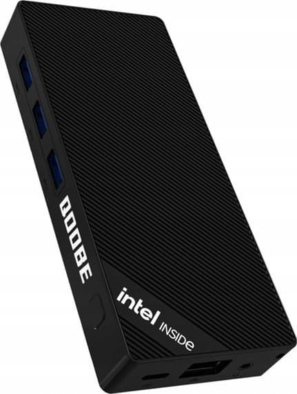 Mini PC Qoobe SUC N100/16GB/SSD 512GB/Win 11 Pro sort