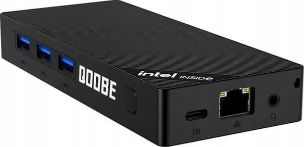 Mini PC Qoobe SUC N100/16GB/SSD 512GB/Win 11 Pro sort