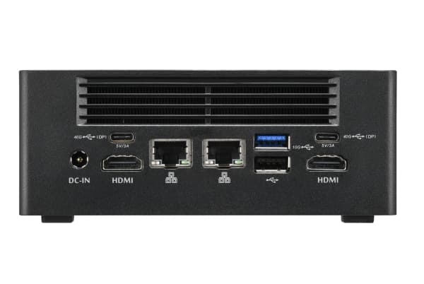 Shuttle Nano PC NT10H5, 1L størrelse PC, Mini-PC, Intel SoC, DDR5-SDRAM, PCI Express, 120 W
