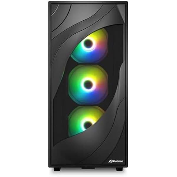 PC-kapsling - SHARKOON - Rebel C80M RGB - PWM-fläktar 120 mm - Grafikkortsstöd - USB-C