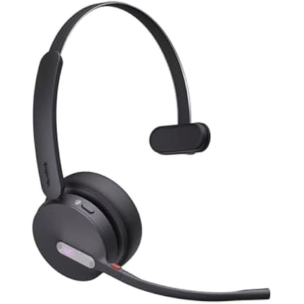 Trådlös Hörlur - YEALINK - WH64 - Mono - Kontor/Callcenter - Micro-USB Bluetooth Svart