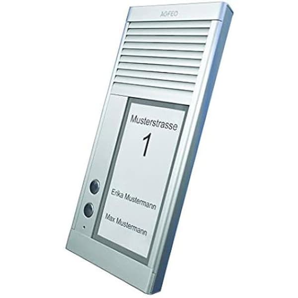 Interkom - AGFEO - DoorSpeak 2 - Aluminium - Modern design - Lätt att installera Gjuten aluminium