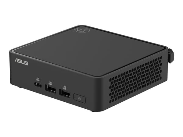 ASUS NUC 15 Pro Slim Kit RNUC15CRKU700002 - Barebone - mini-PC 1 x Core Ultra 7 255H / inntil 5.1 GHz - RAM 0 GB - Arc Graphics 140T - IEEE 802.11ax Sort