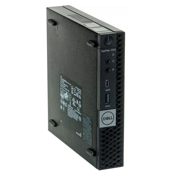 KÄYTETTY Mini-PC Dell OptiPlex 7070 Intel Core i5-9500T 16 GB RAM 256 GB SSD (Kunnostetut Tuotteet A)