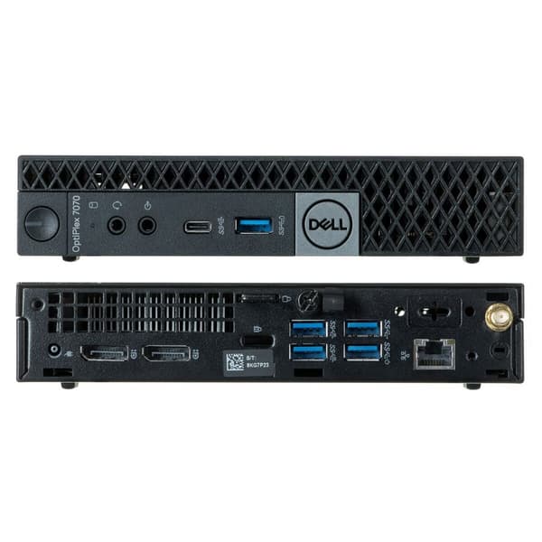 KÄYTETTY Mini-PC Dell OptiPlex 7070 Intel Core i5-9500T 16 GB RAM 256 GB SSD (Kunnostetut Tuotteet A)
