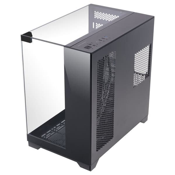 Mars Gaming MC-Vision ATX-hölje Triple Tempererat Glas Ramlös Dubbelt Kammardesign USB 3.0 Svart
