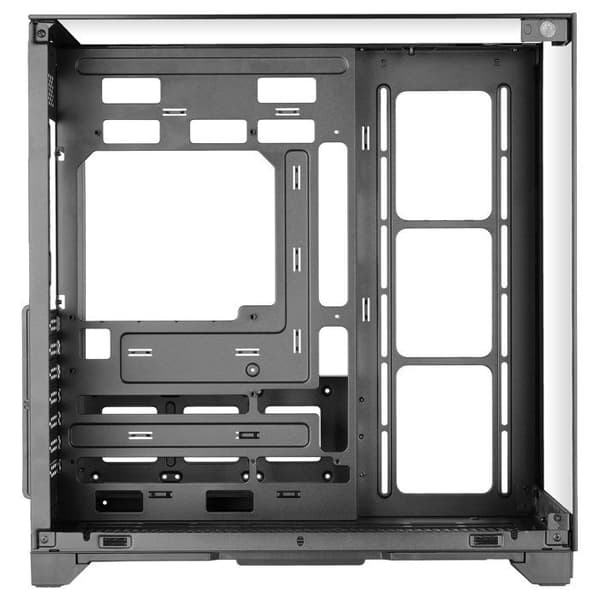 Mars Gaming MC-Vision ATX-hölje Triple Tempererat Glas Ramlös Dubbelt Kammardesign USB 3.0 Svart