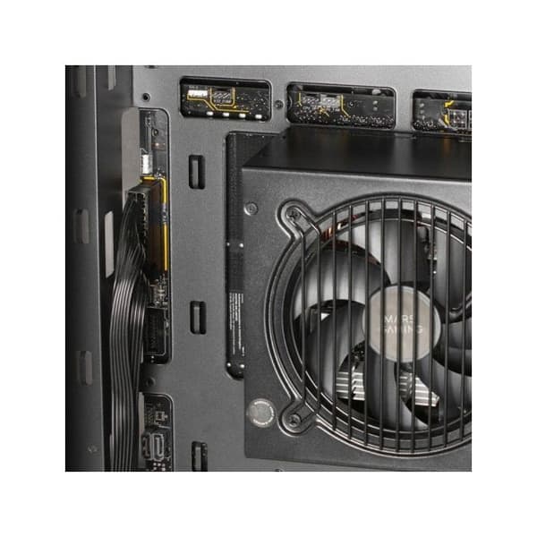 Mars Gaming MC-Vision ATX-hölje Triple Tempererat Glas Ramlös Dubbelt Kammardesign USB 3.0 Svart