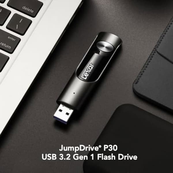 USB-nyckel - LEXAR - JumpDrive P30 - 256 GB - USB 3.2 - Färg Svart