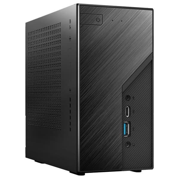 ASRock DeskMini B760 - Mini-Barebone Intel B760 (utan processor/kylare/skärm/minne/lagring/system) Svart