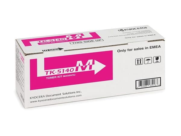 Kyocera komponentpaket - 1T02NRBNL0 - 1T02NR0NL0 TK-5140K Toner med behållare F/7000 magenta sidor
