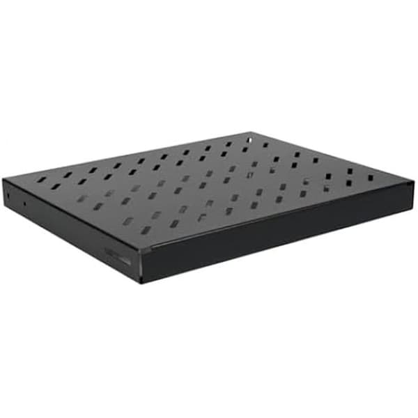 Variabelt 19" Ställ - EQUIP - 1U - 350 mm - Kapacitet 100 kg - Färg Svart