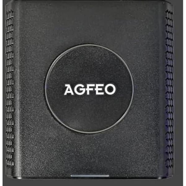 Base DECT IP AGFEO - Pro XS - Svart - Kompatibel IP - Idealisk för trådlös telefoni - Lätt att installera