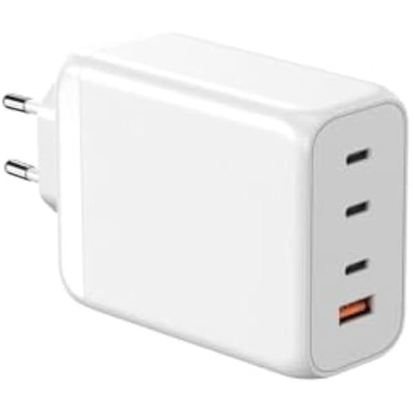 Strömförsörjning - ALLNET - PSU-GaNPD-USB-1A3C-200W - 200W - 1x USB Typ-A - 3x USB Typ-C - EU-plugg