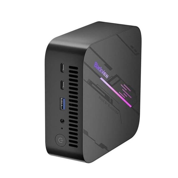 Blackview Mini PC MP100 Ryzen 7-5825U 16 GB 1 TB SSD Windows 11 Pro Svart