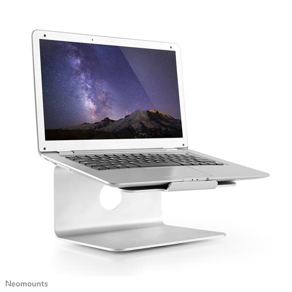 Bord för bärbar dator - NEWSTAR - NSLS050 - Borstat aluminium - Silver - Skärm 10"-17"' Silver