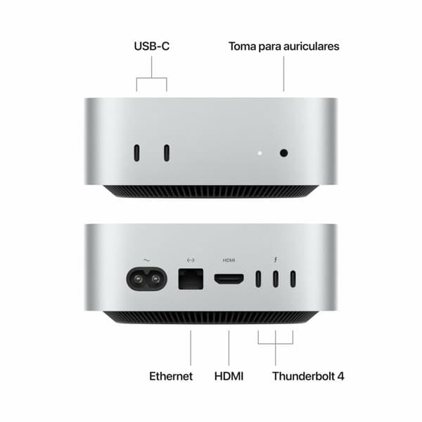 Mini PC Apple MCYT4YP/A 512 GB SSD Sølv