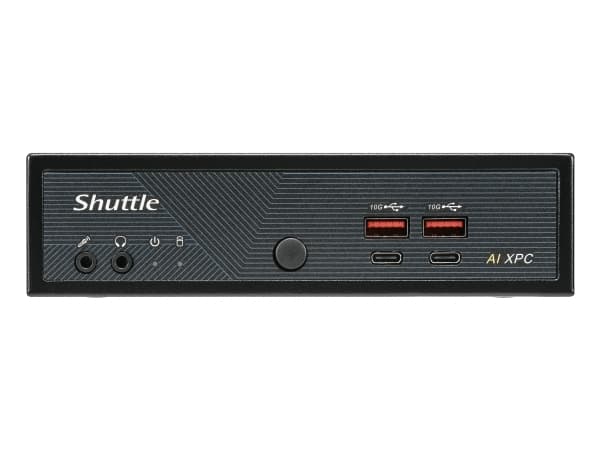 Shuttle Slim AI PC DN11H7, 1,35L størrelse PC, Mini-PC, Intel SoC, DDR5-SDRAM, PCI Express, 120 W