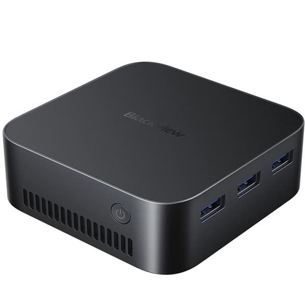 Blackview MP80 N95 16GB SSD 512GB W11 Pro - Mini-pc, Sort
