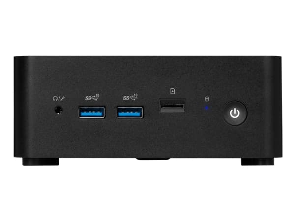 MSI CUBI NUC AI 1UMG-018BEU, Mini PC, Mini PC barebone, Intel® SoC, Ethernet LAN, Wi-Fi 6E (802.11ax), 120 W