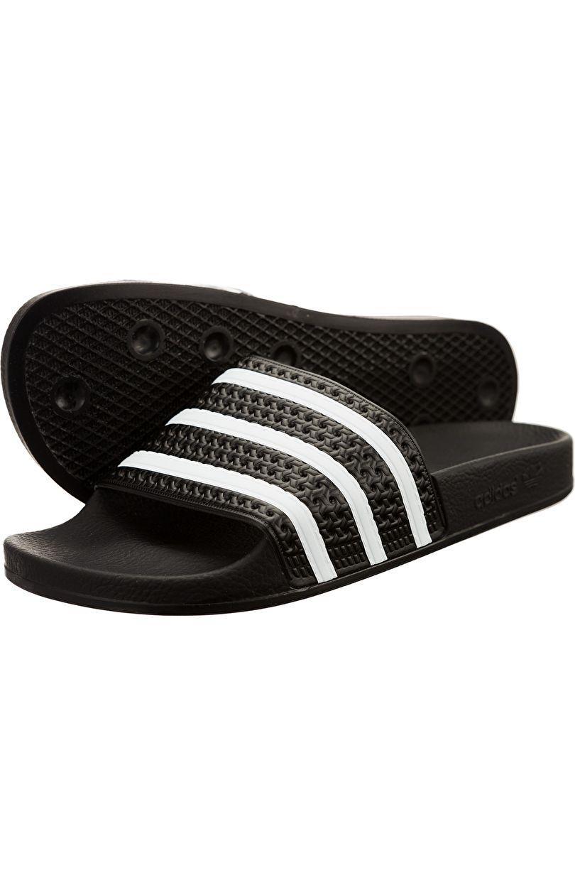 Adidas Adilette flik 647, svartvitt, 46