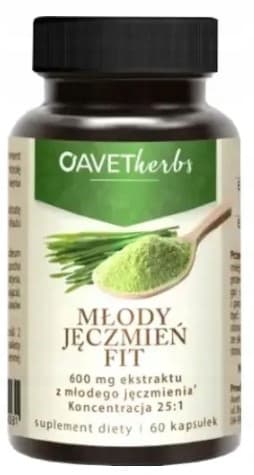 Avet Herbs Ungt korn 600 mg För matsmältning Avent Pharma 60 kapslar