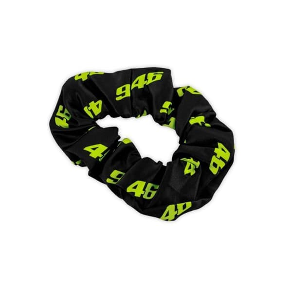 Scrunchie VR46 Moto GP Official Black Yellow One Size Unisex