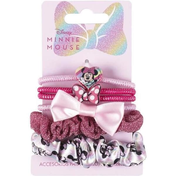 ELASTISKT HÅRTILLBEHÖR 6 DELAR MINNIE