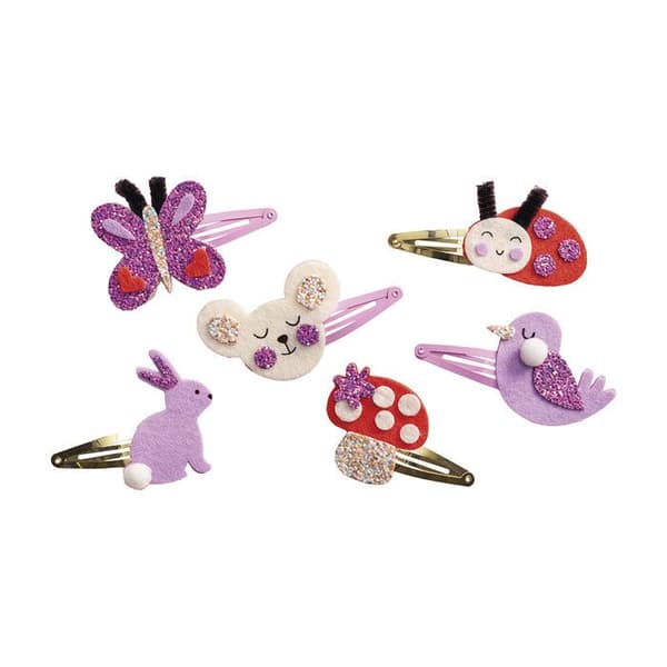 6 barrettes att skapa - blomma
