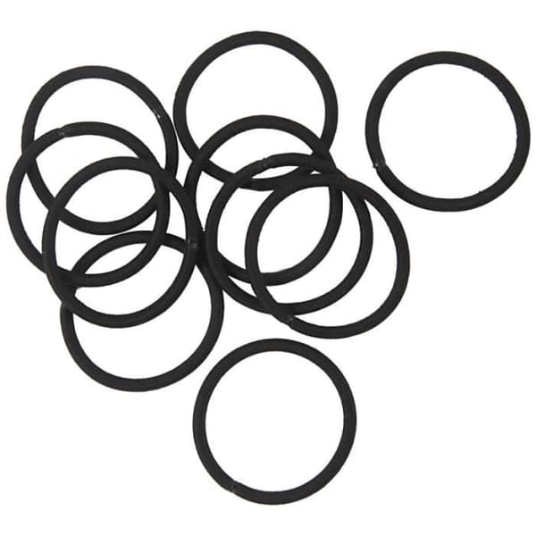 Sats med hårsnoddar - Svart - 45 mm - 10 st