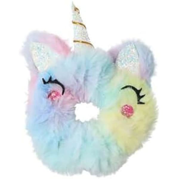 Röd unicorn scrunchie