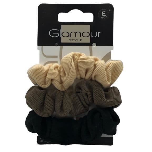 Glamour Style - 3 scrunchies