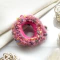 Miniatyrbild 2 av 3: Chouchou Duveteux för Hår i Mystisk Bohemisk Tweed Rosa Rosa