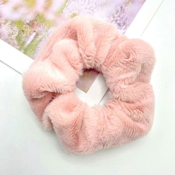 Söta Minky Fluffy Hårtofflor i Ljusrosa