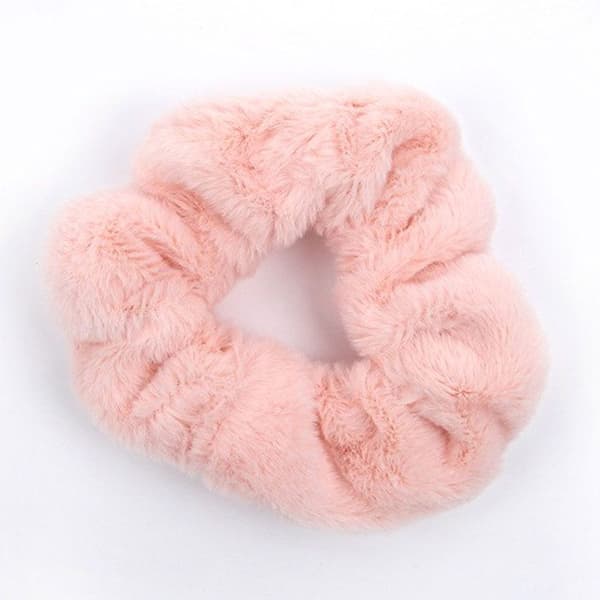 Söta Minky Fluffy Hårtofflor i Ljusrosa