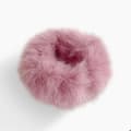Miniatyrbild 1 av 3: Chouchou Klassisk för Hår i Falsk Pälsgar Fluffy Mjuk Rosa Rosé