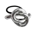 Miniatyrbild 1 av 3: Elastiskt Hårband Skulptural Chic Med Silverknut