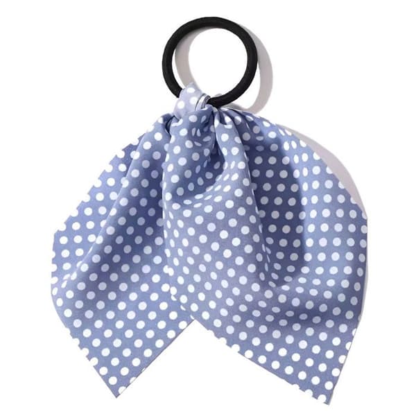 Elastisk Hårband med Prickig Band Graciös Lavendel Lavendel