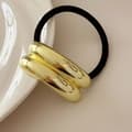 Miniatyrbild 3 av 3: Elastisk Fantasi för Hår Design Dubbel C Glamour Guld