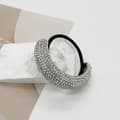 Miniatyrbild 2 av 3: Elastisk Trend för Hår med Geometriska Strass i Raffinerad Silvergrå