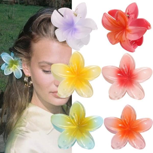 13 stycken hårklämma, hårklämma för kvinnor, hårnålar, hårklämmor, blommig hårklämma, klämmor med starkt grepp