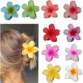Miniatyrbild 1 av 4: Hårklämmor Blomma, 10 Stycken, Hårklämmor Blomma Hawaii, Söta Små Hårklämmor, Slumptaxering