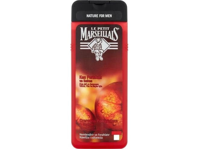 Le Petit Marseillais 3in1 Shower Gel Body, Face, Hair Red Orange & Saffron 400ml