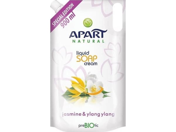 APART NATURAL_Prebiotic Refill creamy liquid soap Jasmine & Ylang Ylang 900ml