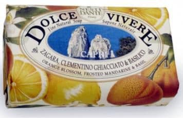 NESTI DANTE Dolce Vivere Appelsiininkukka Huurteinen Mandariini Brasil WC-saippua 250g