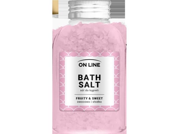 On Line On Line Bath salt Fruity & Sweet Pink 600g