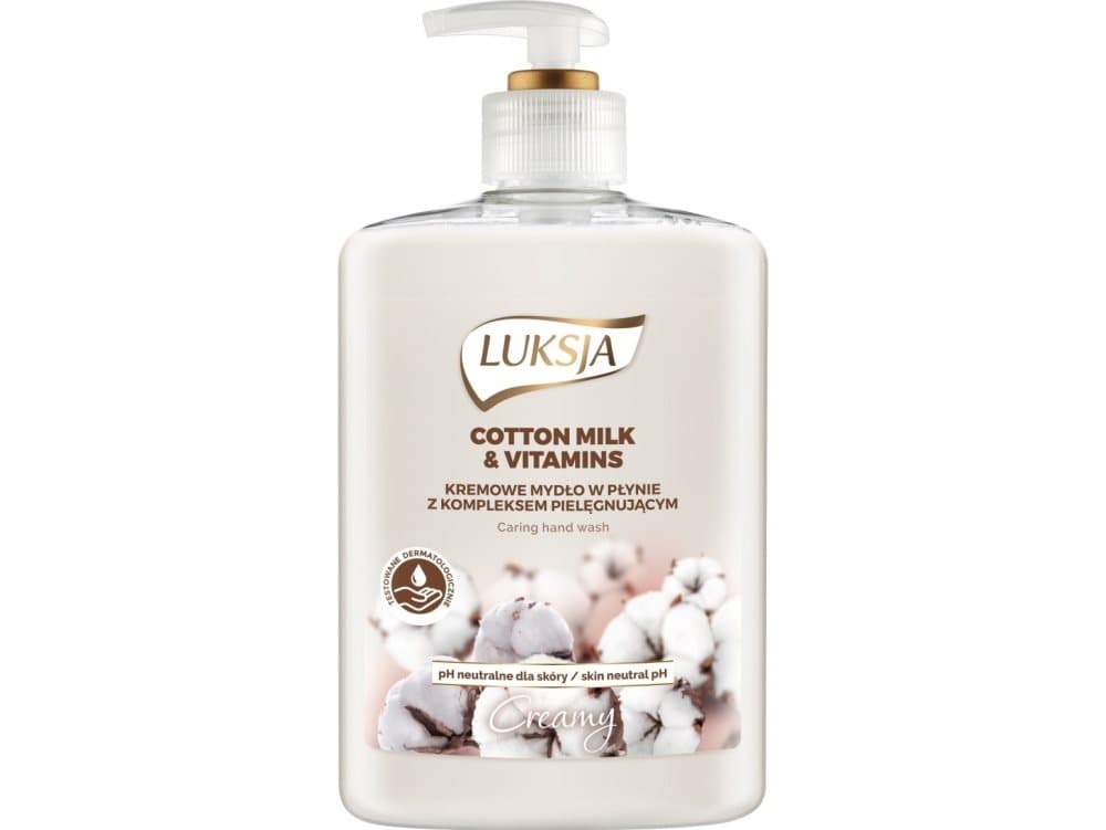 Luksja Luksja Liquid soap Creamy Cotton Milk & Vitamins 500ml
