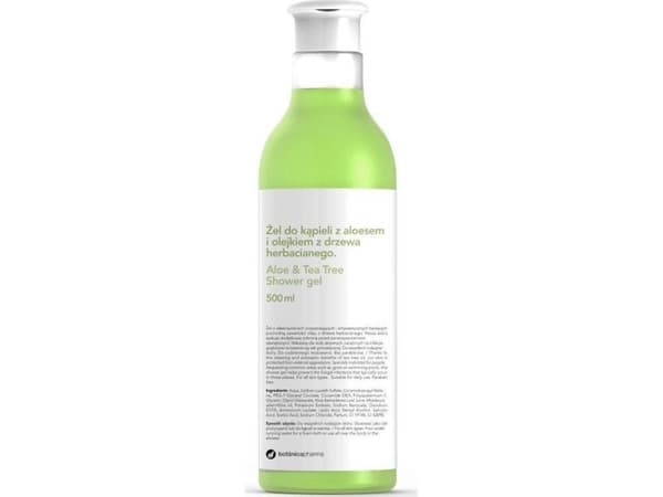 Botanica BOTANICAPHARMA_Tea Tree Aloe Shower Gel badegel Aloe og Tea Tree Oil 500ml