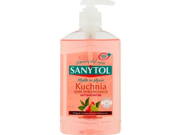 SANYTOL Mydło w płynie SANYTOL antybakteryjne do kuchni Grejpfrut i limonka 250 ml